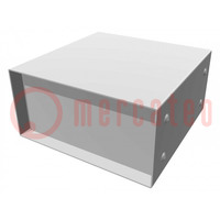 Enclosure: with panel; 1458; X: 152mm; Y: 152mm; Z: 76mm; steel sheet