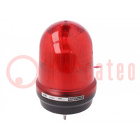 Signaalgever: licht; flitslicht,continu licht; rood; Q100L; IP65