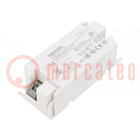Power supply: switched-mode; LED; 40W; 25÷40VDC; 900mA; 198÷264VAC