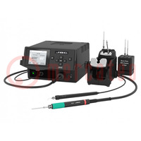 Hot air soldering station; digital,with push-buttons; 70W; ESD