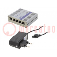 Switch Ethernet; unverwaltet; Portanzahl: 5; 9÷30VDC; RJ45; TSW