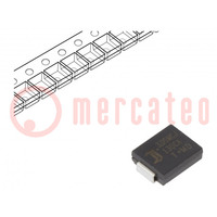 Diode: TVS; 3kW; 144÷160V; 14,3A; tweerichtings-; ±5%; SMC; rol,band