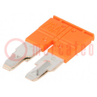 Comb bridge; ways: 2; orange; Width: 10mm; SNK; 600V; Ht: 18.5mm