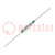 Reed switch; Range: 10÷20AT; Pswitch: 10W; Ø2.2x14mm; 0.5A