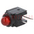 LED; in behuizing; rood; 5mm; Aant.diod: 1; 30mA; Lens: rood; 60°; 3V