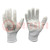 Rękawice ochronne; ESD; L; biały; <10MΩ