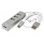 ROLINE Hub USB 2.0 pour portables, 4 ports, câble de raccordement type A+C