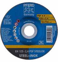 PFERD Trennscheibe EH 125x2,4x22,23 mm gekröpft Universallinie PSF STEELOX für Stahl/Edelstahl (10)
