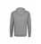 Hakro Kapuzen-Sweatshirt Bio-Baumwolle #560 Gr. 6XL grau meliert