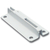 Produktbild zu Classic supporto singolo 10005, 32x70, acciaio, bianco-alluminio (RAL 9006)