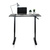 Schreibtisch STAND CR 120 x 60 manuell höhenverstellbar schwarz hjh OFFICE