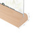 Tisch- und Thekenaufsteller / Speisekartenhalter / Menükartenhalter „Buche“ in DIN-Formaten | acrylglas / hout DIN A5 gerecycled acrylglas ovaal