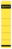 Rückenschild selbstklebend, Papier, kurz, schmal, 10 Stück, gelb