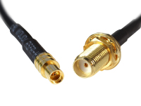 DeLOCK 88579 coax-kabel 0,2 m Zwart