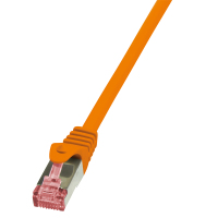 LogiLink 0.5m Cat.6 S/FTP networking cable Orange Cat6 S/FTP (S-STP)