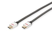 Ednet 84480 cable HDMI 1 m HDMI tipo A (Estándar) Negro, Plata