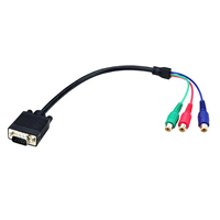 Black Box AVS-CBL-VG-CM câble VGA 0,4 m VGA (D-Sub) Noir