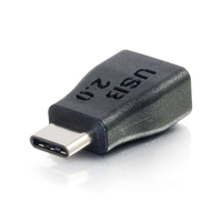 C2G USB 2.0 USB-C® auf USB Mikro-B-Adapter / Konverter M/F - Schwarz