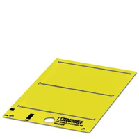 Phoenix 0828909 self-adhesive label Rectangle Yellow 20 pc(s)