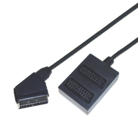 e+p VC 82 LOSE SCART-Kabel 0,5 m SCART (21-pin) 2 x SCART (21-pin) Schwarz