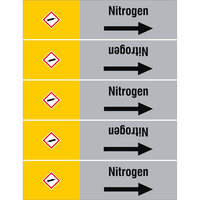 Brady ISO20560PM-135X175-NITROGEN selbstklebendes Etikett Rechteck Permanent Mehrfarbig