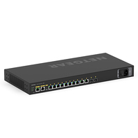 NETGEAR M4250-10G2F Vezérelt L2/L3 Gigabit Ethernet (10/100/1000) Ethernet-áramellátás (PoE) támogatása 1U Fekete