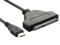 DLH DY-TU4870 câble SATA 0,16 m SATA 22-pin USB 3.2 Gen 1 (3.1 Gen 1) Type-C Noir