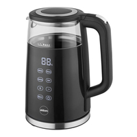 ELDOM C530 NEVO bouilloire 1,7 L 2200 W Noir, Transparent