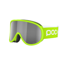 POC POCito Retina Wintersportbrille Limettengrün Kinder Grau Zylindrische (flache) Linse