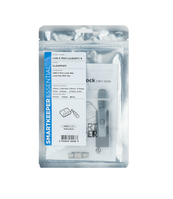 Smartkeeper CL04PKGY clip sicura Bloccaporte + chiave USB tipo-C Grigio Plastica 1 pz