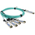 AddOn Networks ADD-QJUSCI-AOC3M InfiniBand/fibre optic cable 3 m QSFP+ 4xSFP+ Aqua colour