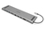 Digitus DA-70898 laptop dock & poortreplicator Bedraad USB 3.2 Gen 1 (3.1 Gen 1) Type-C Zilver