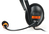 NATEC Drone Zestaw słuchawkowy Przewodowa Opaska na głowę Połączenia/muzyka Czarny, Pomarańczowy