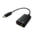 Value 12.99.3213 tussenstuk voor kabels USB Type C 2 x 3.5 Zwart