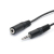 StarTech.com Câble d'extension audio stéréo de 3,5 mm (M/F) - 1,8 m - Noir