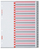 Kolma LongLife Numerischer Registerindex Grau