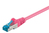 Microconnect SFTP6A015PI networking cable Pink 1.5 m Cat6a S/FTP (S-STP)
