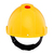 3M G3000CUV-GU safety headgear Leather, Plastic Yellow