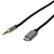 ROLINE 12.03.3216 kabel do telefonu Czarny, Szary 0,8 m USB C 3.5mm