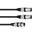 Omnitronic 30225205 cable de audio 1,5 m XLR (3-pin) 2 x XLR (3-pin) Negro