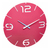 TFA-Dostmann CONTOUR Wall Quartz clock Round Pink, White