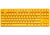 Ducky One 3 Yellow TKL Tastatur USB Deutsch Gelb