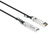 Intellinet 508391 Glasvezel kabel 1 m SFP+ Zwart, Zilver