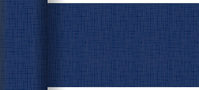 DUNI DC Tischläufer 0,15x20m Linnea dunkelblau