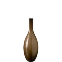 LEONARDO Vase 50 beige Beauty Flaschenform mit poliertem Schliff - Blickfang