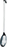 Servierlöffel, geschlitzt 11 x 7 cm, Griff: 29 cm 18/8 Edelstahl schwere