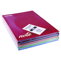 Brulion OFFICE PRODUCTS, A4, w linie, 96 kart., 55gsm