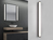 LED Badezimmer Wandleuchte FABIO in Schwarz 80cm - Spiegelleuchte