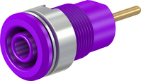 4 mm Sicherheitsbuchse violett SLB4-R