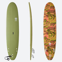 Foam Surfboard 8'6" - 500 Khaki - One Size